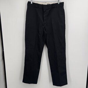 Dickies 874 Original Fit Work Pants Black Mens 38x32 NWT